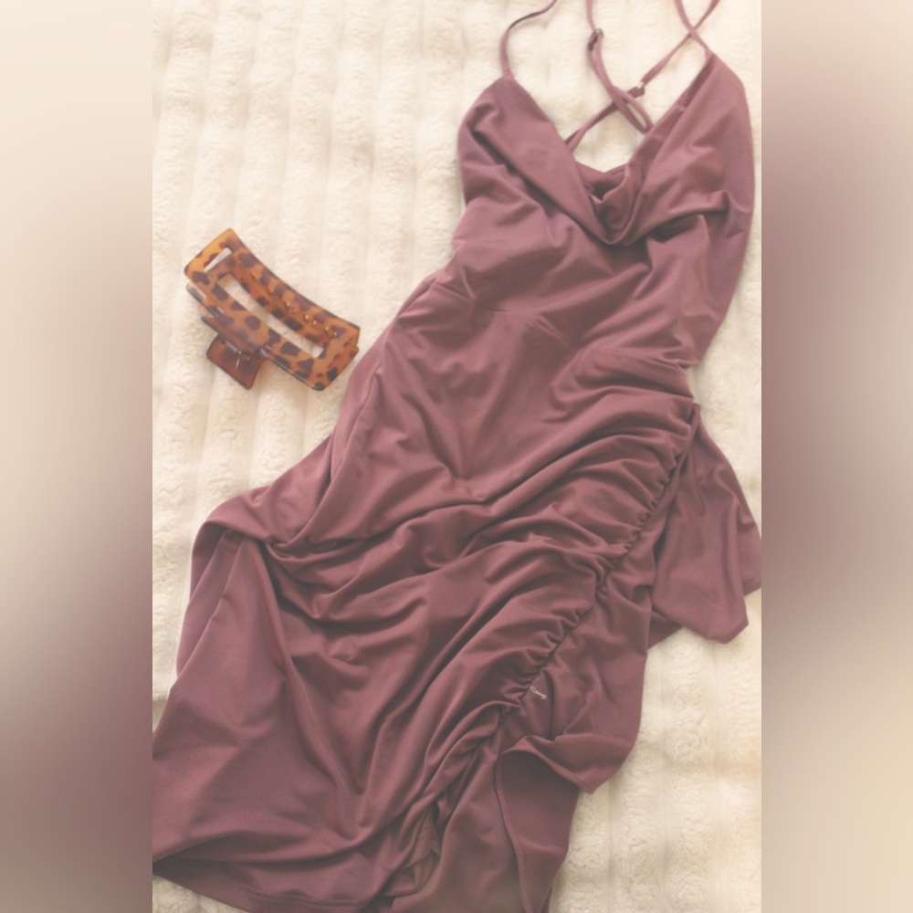 Next Up cute rose gold dresss
